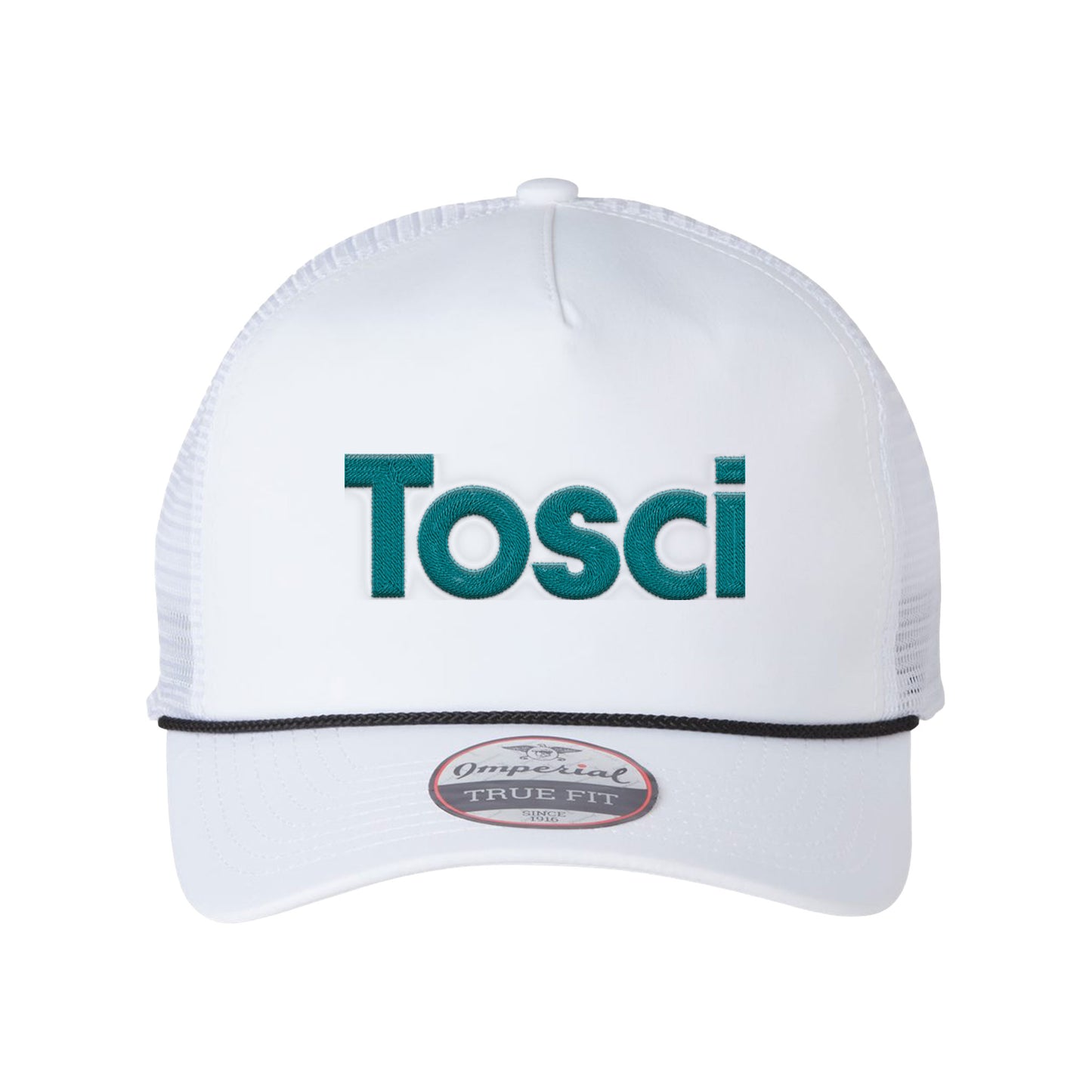 Toscanini's White Trucker Hat
